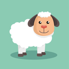 happy merry christmas manger character vector illustration design