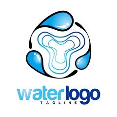 water vector logo