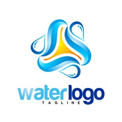 water vector logo