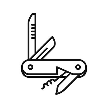 Swiss Army Knife Illustration Design