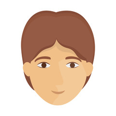 Man cartoon icon. Male avatar person human and people theme. Isolated design. Vector illustration