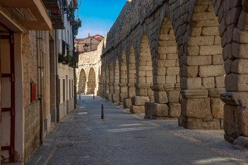 Narrow street of Segovia