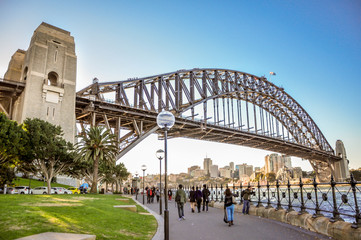 Sydney Harbor Bridge - view from The Rocks