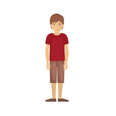 Man cartoon icon. Male avatar person human and people theme. Isolated design. Vector illustration