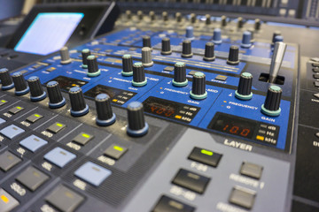 Audio Production Switcher of Television Broadcast
