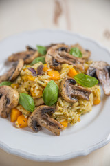 Herbstliches Risotto
