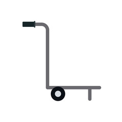 Cart icon. Delivery shipping logistic and distribution theme. Isolated design. Vector illustration