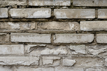 Brick texture with scratches and cracks