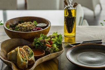 Vegetable burrito, vegetarianism, healthy food, clarification of an organism, weight loss, healthy nutrition