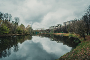 Городской осенний парк. 2