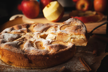 Handmade apple pie