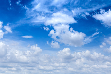 beautiful blue sky with cloud
