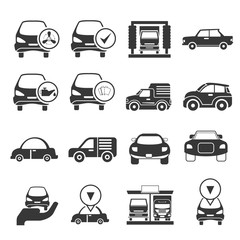 Obraz premium car icons