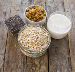 breakfast, oat flakes