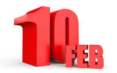 February 10. Text on white background.