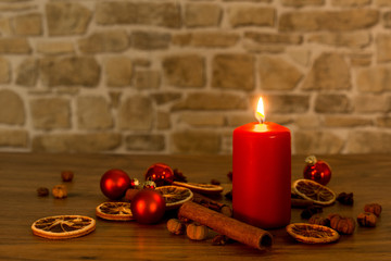 Christmas candle