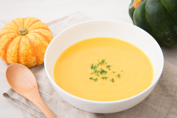 カボチャのスープ