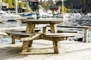 City by the Sea.  Fisherman's Wharf, the pier. Large fishing boats. Shipyard for repair of ships, fishing boats. Fishing village.
