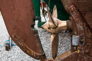 old ship propeller