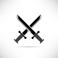 cross swords, cross rapier