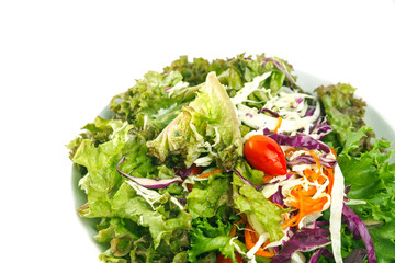 Fresh vegetables salad.
