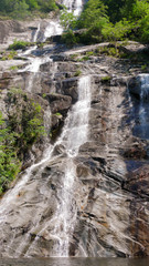 waterfall in the Ticino in southern Switzerland