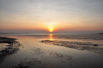 Obraz premium twilight in the sea