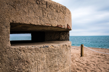 Bunker am Meer