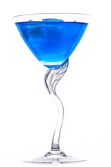 Blue cocktail