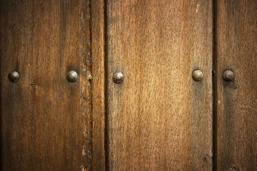 detail of oak boards