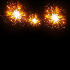 Happy New Year fireworks brochure