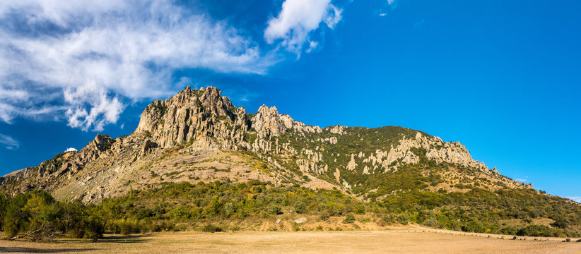 Panorama of Demerdzhi mountain