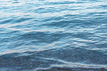 blue water as a background