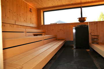 Obraz na płótnie Canvas Finnische Sauna