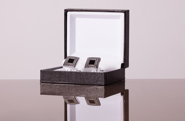 Image of cufflinks in an elegant box 2