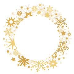 goldener Sternenkranz