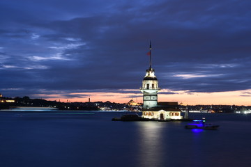 Maiden's Tower of the Istanbul Bosphorus