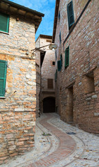 old town of Spello in Umbria, Italy