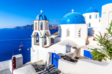 Oia dorp, eiland Santorini, Griekenland