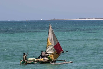 Madagascar sail boat
