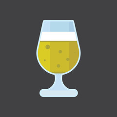 Bear icon alcohol illustration isolated