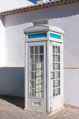 Old abandoned phone booth