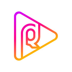 Letter Q Multimedia and Play logo design
