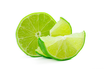 Lime isolated