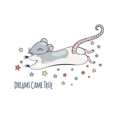 Obraz premium Dreamy rat.