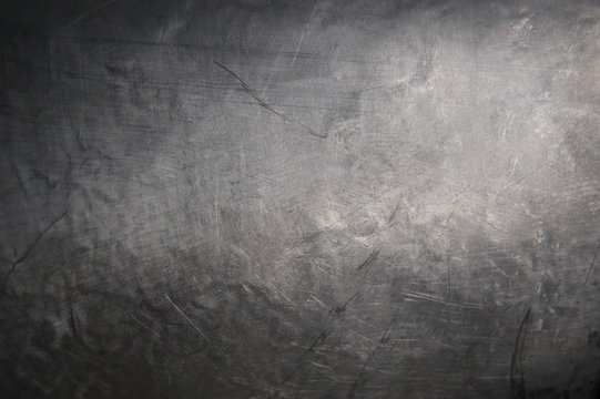 Metal background, texture of titanium, sheet of metal surface