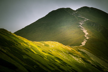 A beautiful Tatry mountain landscape