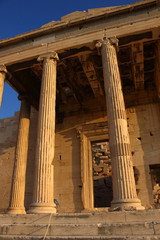 Acropole, Parthénon, ancien temple d'Athéna, Pandroséion,Athènes,Grèce
