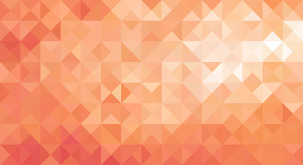 soft orange low poly triangle sharp abstract background vector illustration design