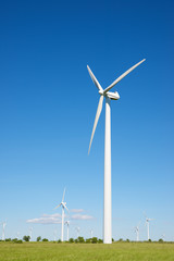 Fototapeta premium Wind energy concept
